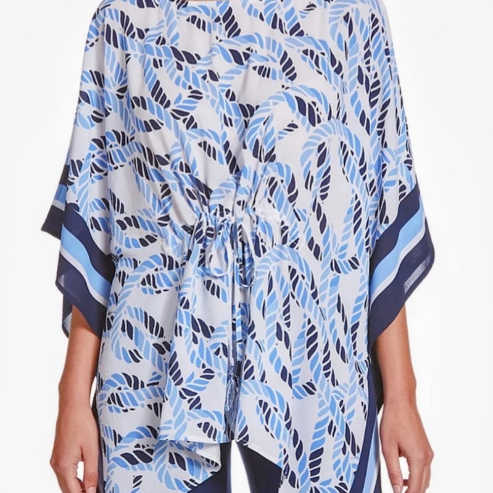 RAFAELLA ROPE PRINT CAFTAN